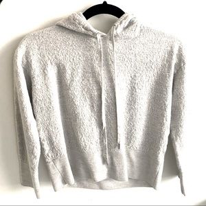 COS Light Grey Wool Hoodie